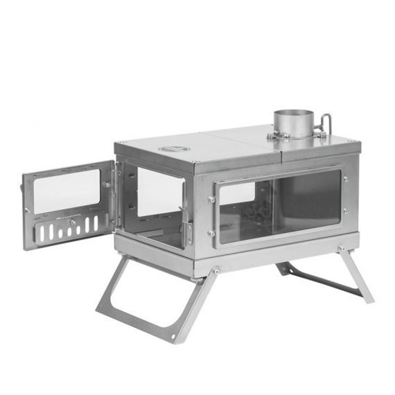 Печь-камин титановая Pomoly Timber Wolf 3 Titanium Stove, изображение 5