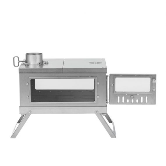 Печь-камин титановая Pomoly Timber Wolf 3 Titanium Stove, изображение 9