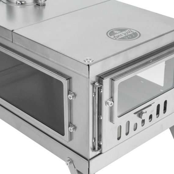Печь-камин титановая Pomoly Timber Wolf 3 Titanium Stove, изображение 11