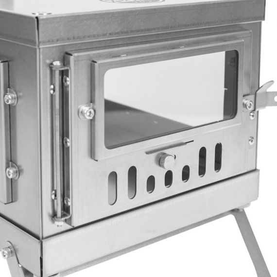 Печь-камин титановая Pomoly Timber Wolf 3 Titanium Stove, изображение 12