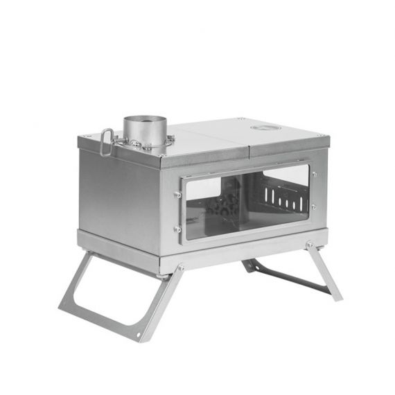 Печь-камин титановая Pomoly Timber Wolf 3 Titanium Stove, изображение 8