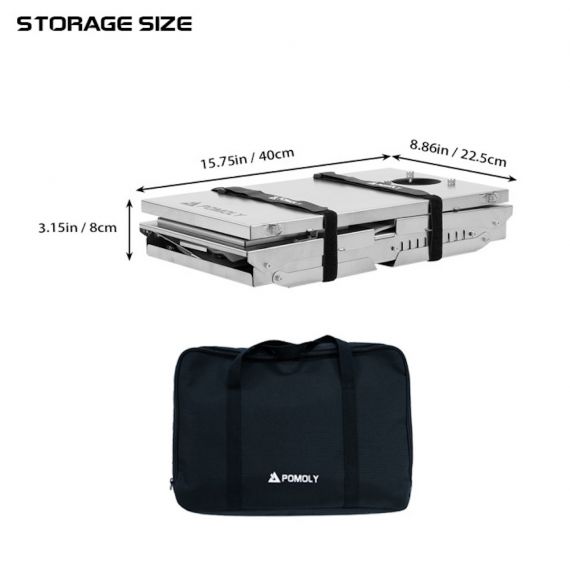 Печь титановая Pomoly T1 Fastfold Titanium, изображение 3