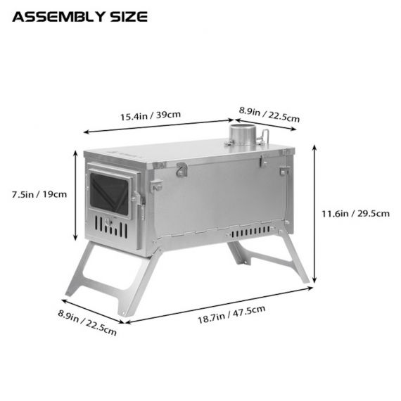 Печь титановая Pomoly T1 Fastfold Titanium, изображение 2