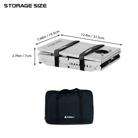 Печь титановая Pomoly T1 Mini Fastfold Titanium, изображение 3 - MyBiggame Печь титановая Pomoly T1 Mini Fastfold Titanium, изображение 3