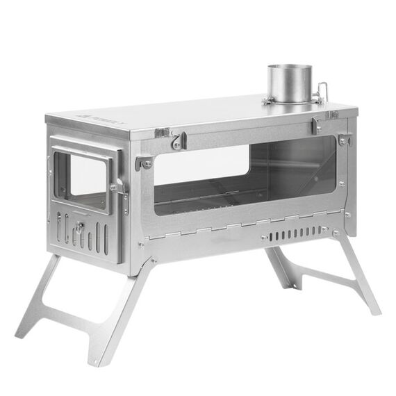 Печь-камин титановая Pomoly T1 Ultra 3 Fastfold Titanium