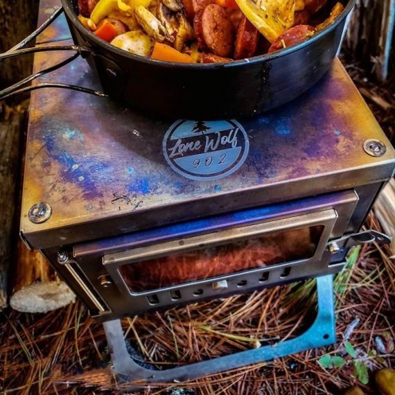 Печь титановая Pomoly Timber Wolf Stove Ultralight Titanium, изображение 13