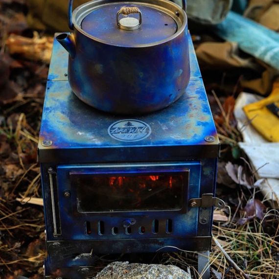 Печь титановая Pomoly Timber Wolf Stove Ultralight Titanium, изображение 14
