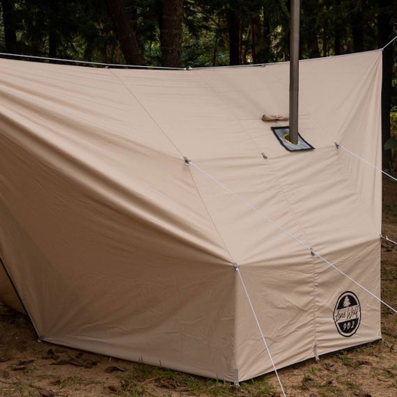 Tент Pomoly Rhombus Hammock Hot Tarp Lonewolf 902 Canvas Shelter, Khaki, Цвет: Khaki, изображение 8 - MyBiggame Tент Pomoly Rhombus Hammock Hot Tarp Lonewolf 902 Canvas Shelter, Khaki, Цвет: Khaki, изображение 8