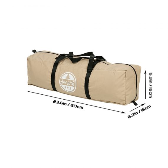 Tент Pomoly Rhombus Hammock Hot Tarp Lonewolf 902 Canvas Shelter, Khaki, Цвет: Khaki, изображение 17 - MyBiggame Tент Pomoly Rhombus Hammock Hot Tarp Lonewolf 902 Canvas Shelter, Khaki, Цвет: Khaki, изображение 17