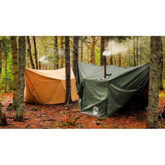 Tент Pomoly Rhombus Hammock Hot Tarp Lonewolf 902 Canvas Shelter, Khaki, Цвет: Khaki, изображение 15 - MyBiggame Tент Pomoly Rhombus Hammock Hot Tarp Lonewolf 902 Canvas Shelter, Khaki, Цвет: Khaki, изображение 15