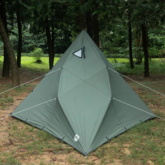 Tент Pomoly Rhombus Bushcraft Tarp Canvas Wolf Den 2.0 Shelter, Green, Цвет: Green, изображение 2 - MyBiggame Tент Pomoly Rhombus Bushcraft Tarp Canvas Wolf Den 2.0 Shelter, Green, Цвет: Green, изображение 2
