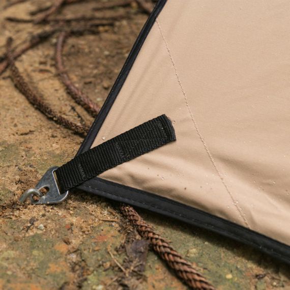 Tент Pomoly Rhombus Bushcraft Tarp Canvas Wolf Den 2.0 Shelter, Khaki, Цвет: Khaki, изображение 10