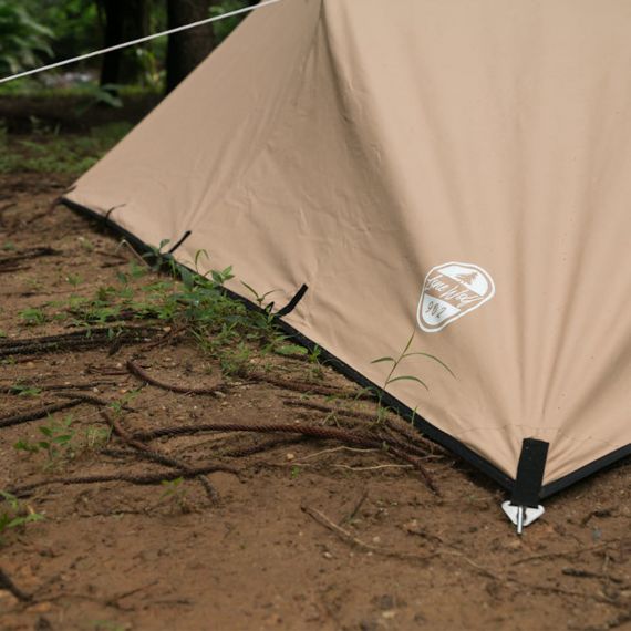 Tент Pomoly Rhombus Bushcraft Tarp Canvas Wolf Den 2.0 Shelter, Khaki, Цвет: Khaki, изображение 8