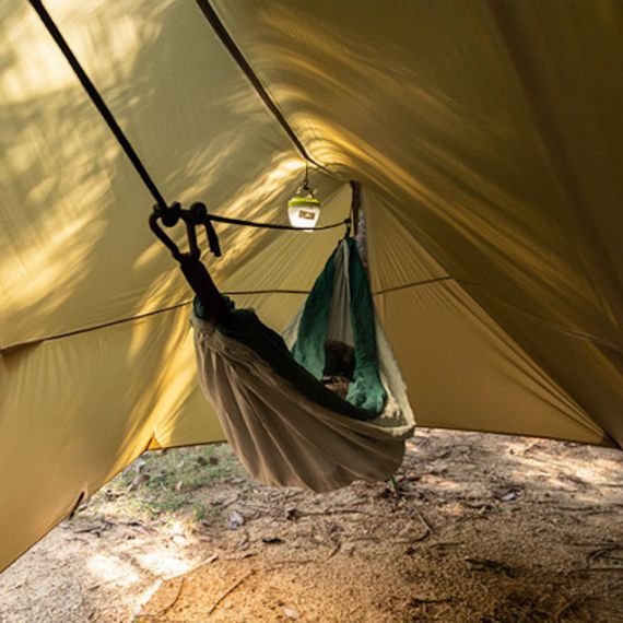 Tент Pomoly Wolfden UL Hammock Rain Fly Tarp Shelter, Цвет: Deep Taupe, изображение 16