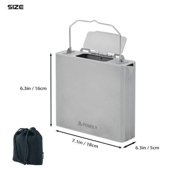 Бак для воды Pomoly School Bag Titanium, изображение 3