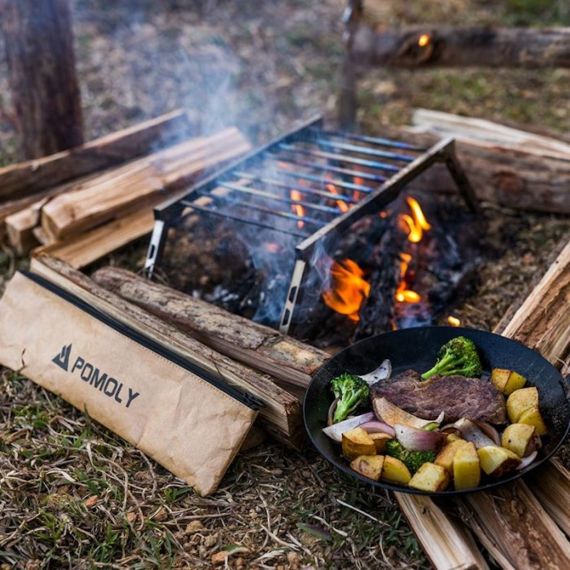 Костровая решетка Pomoly TG Grill Ultralight Titanium, изображение 10