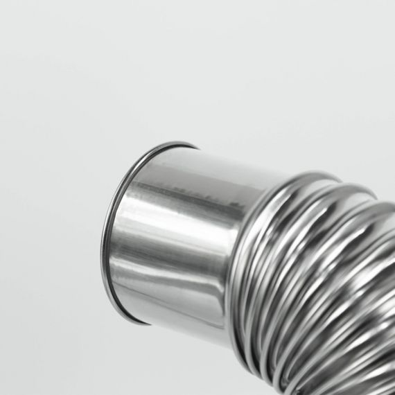 Набор поворотных колен дымохода Pomoly Degree Chimney Section 45° (D 60 мм) 2 шт, изображение 3