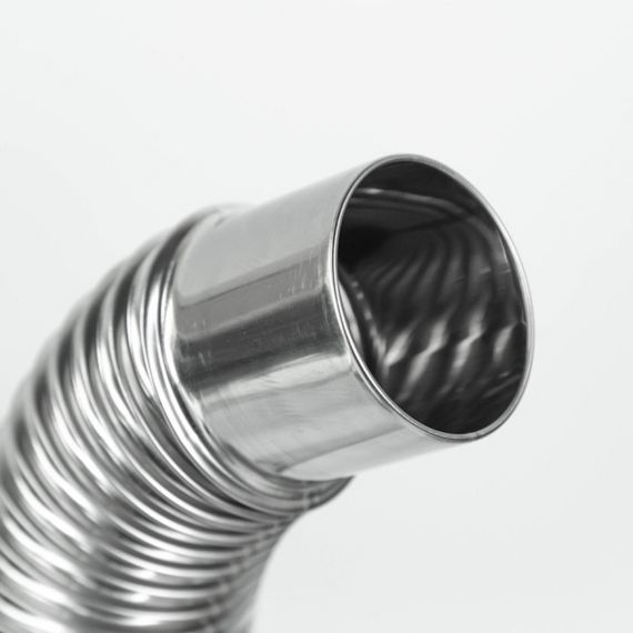 Набор поворотных колен дымохода Pomoly Degree Chimney Section 45° (D 70 мм) 2 шт, изображение 2