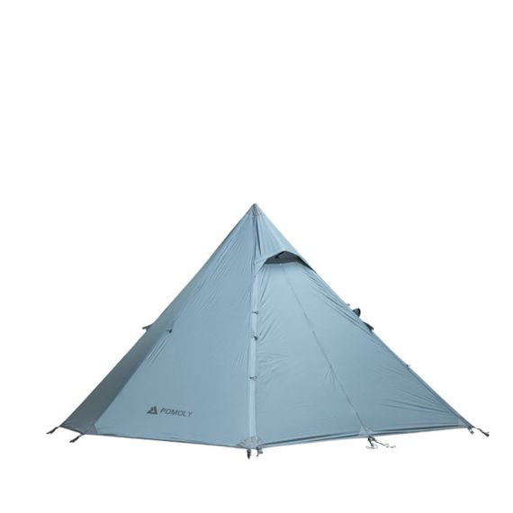 Палатка Pomoly Hussar 20 Solo Tipi Hot Tent, Smoke Blue, изображение 2