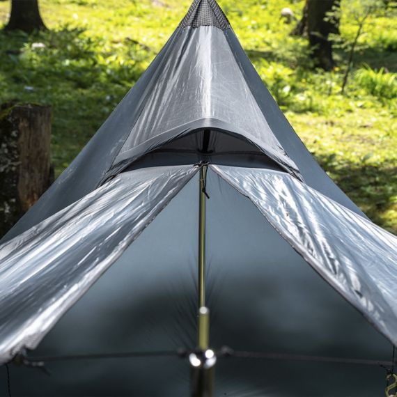 Палатка Pomoly Hussar 20 Solo Tipi Hot Tent, Smoke Blue, изображение 15