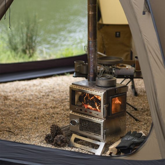 Печь-камин Pomoly Baker Hot Tent Oven Stove, изображение 43