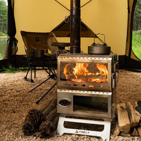 Печь-камин Pomoly Baker Hot Tent Oven Stove, изображение 50