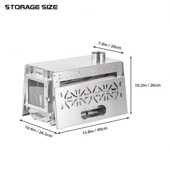 Печь-камин Pomoly Oroqen 3 Wood Stove, изображение 4