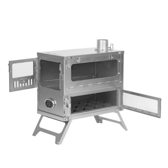 Печь-камин титановая Pomoly T1 Taisoca Oven Stove, изображение 2