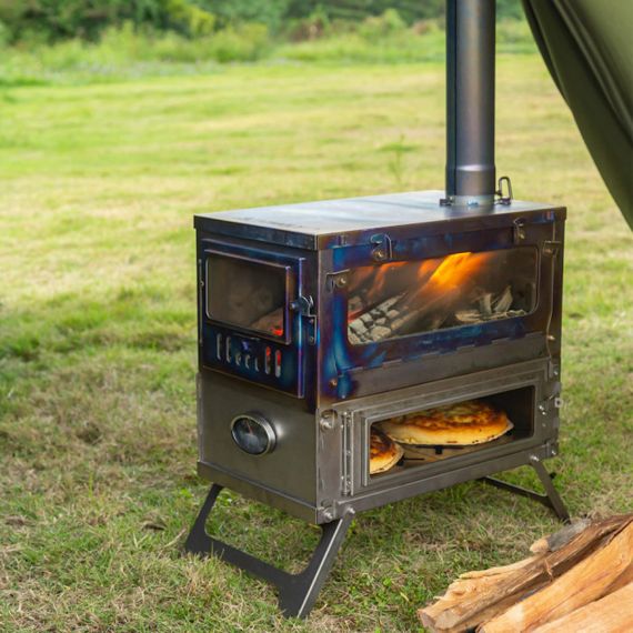 Печь-камин титановая Pomoly T1 Taisoca Oven Stove, изображение 3