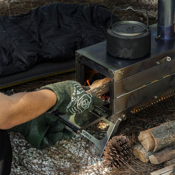 Печь титановая Pomoly Fold X Titanium Wood Stove, изображение 13