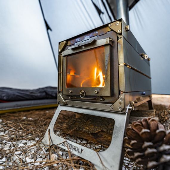 Печь титановая Pomoly Fold X Titanium Wood Stove, изображение 10