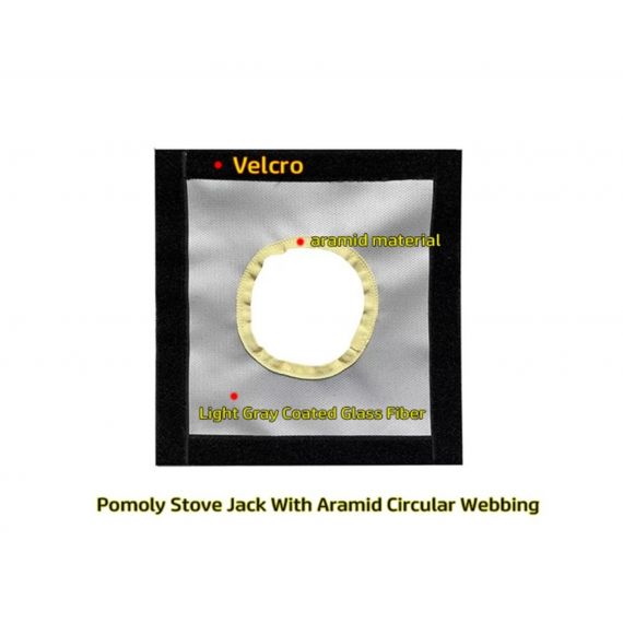 Разделка дымохода Pomoly Fireproof Stove Jack Cloth, изображение 4