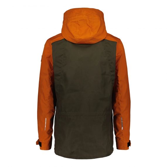 Куртка мужская Sasta Katmai anorak, 66 Orange / 37 Forest Green 2XL, Цвет: 66 Orange / 37 Forest Green, Размер: 3XL, изображение 2