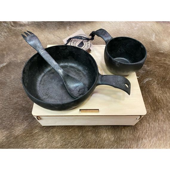 Набор посуды Kupilka Premium Wood Box Small, Kelo, Цвет: Kelo, изображение 3