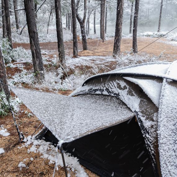 Палатка Pomoly LEO 2 Camping Wood Stove Tent, Цвет: Sunset Yellow, изображение 33