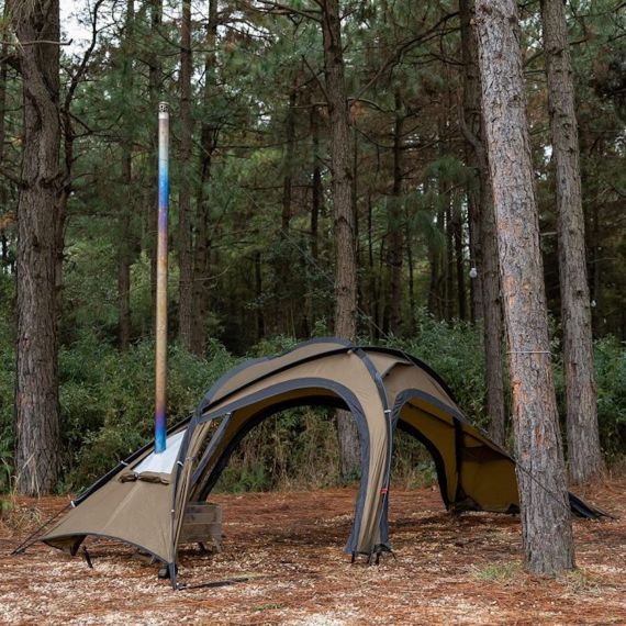 Палатка Pomoly LEO 2 Camping Wood Stove Tent, Цвет: Sunset Yellow, изображение 16