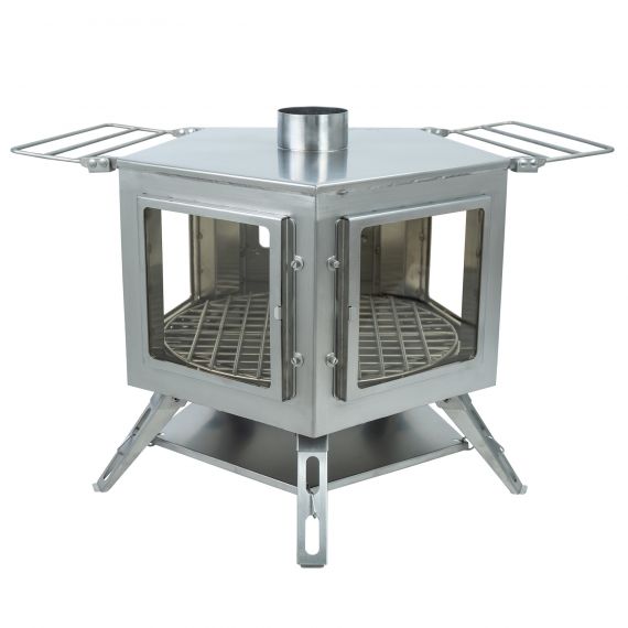Походная печь-камин Winnerwell Pentagon Stove, изображение 6