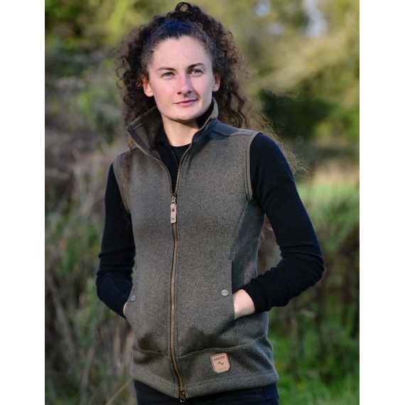 Жилет женский Sasta Vilja Fleece, 36 Military Olive, Цвет: 36 Military Olive, Размер: 36, изображение 4