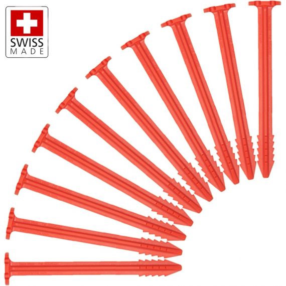 Набор колышков для палатки SwissPiranha RT120 (10 шт)