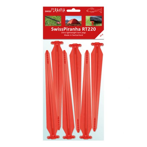 Набор колышков для палатки SwissPiranha RT220 (6 шт), изображение 3 - MyBiggame Набор колышков для палатки SwissPiranha RT220 (6 шт), изображение 3
