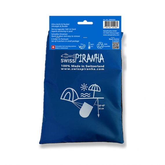 Палаточные колышки-якоря для песка SwissPiranha Beach Anchor (4 шт), изображение 4