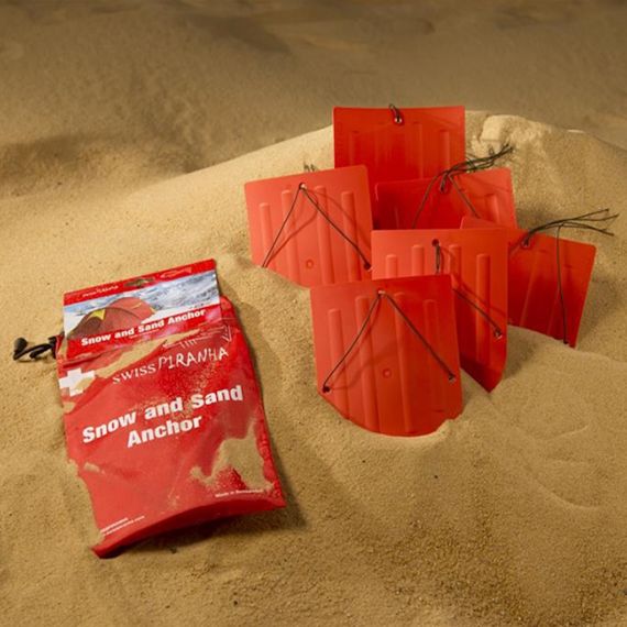 Набор палаточных колышков-якорей SwissPiranha Snow & Sand для песка и снега (6 шт.), изображение 6