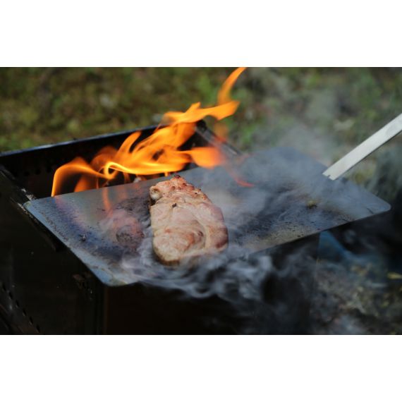 Плоская костровая сковорода Winnerwell Titanium Cutting Board Medium, изображение 6