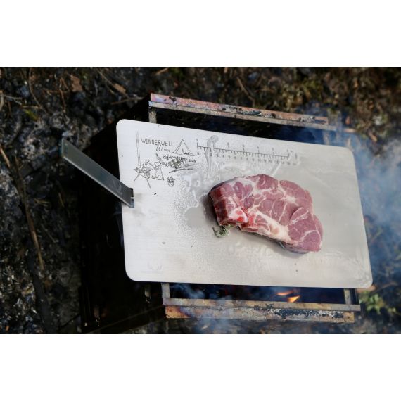 Плоская костровая сковорода Winnerwell Titanium Cutting Board Small, изображение 5