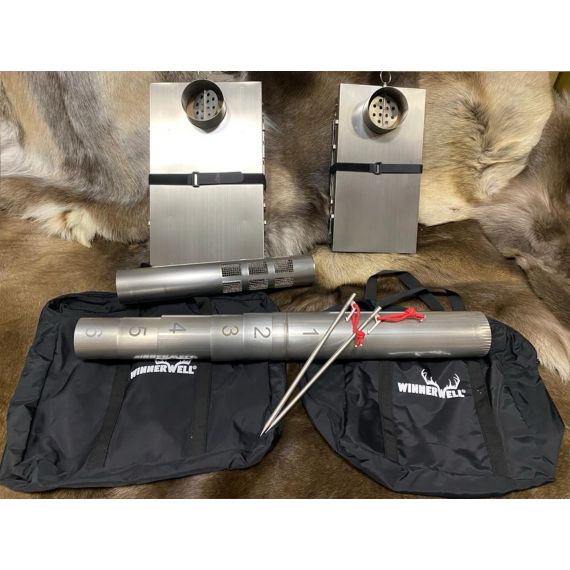 Титановая печь Winnerwell Fastfold Plus Nested Pipe Large, изображение 7