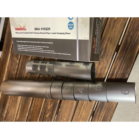 Титановая печь Winnerwell Fastfold Plus Nested Pipe Large, изображение 8