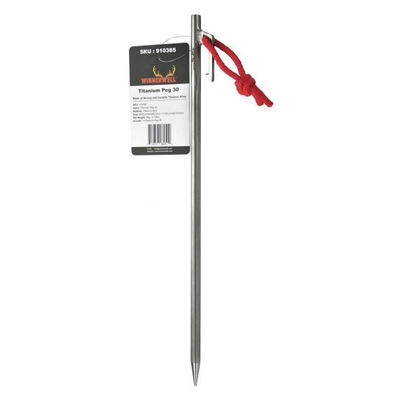 Колышек для палатки Winnerwell Titanium Peg 30, изображение 2