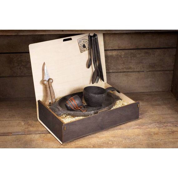 Набор посуды Kupilka Platinum Wood Box, Цвет: Kelo