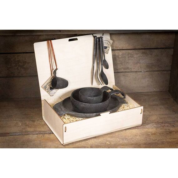Набор посуды Kupilka Premium Wood Box, Kelo, Цвет: Kelo