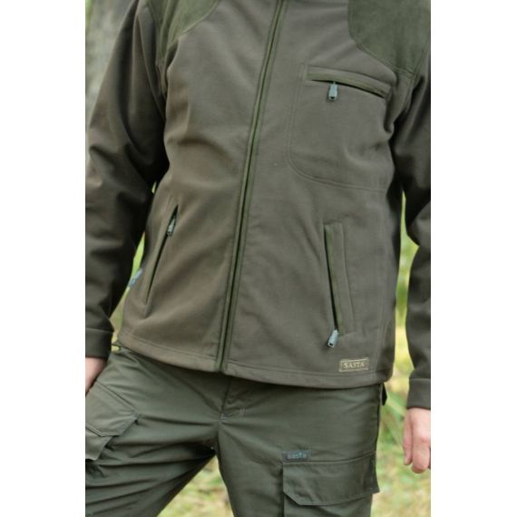 Толстовка мужская Sasta Hunter jacket, 394 Duck Blind, Цвет: 39 Dark Forest, Размер: XL, изображение 2